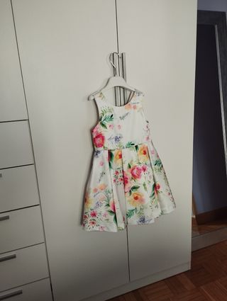 Vestido niña flores Abel&Lula T5