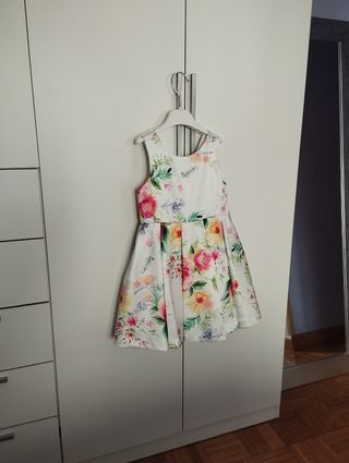 Vestido niña flores Abel&Lula T5