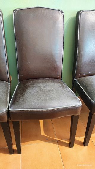 6 Sillas Comedor Marrón