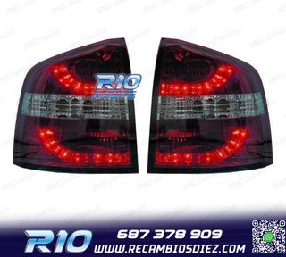 PILOTOS SKODA OCTAVIA KOMBI 05-13 LED ROJO AHUMADO