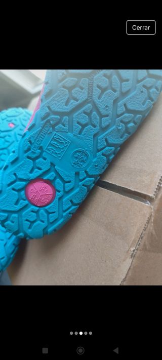 Zapatillas agua niña rosa 33/34