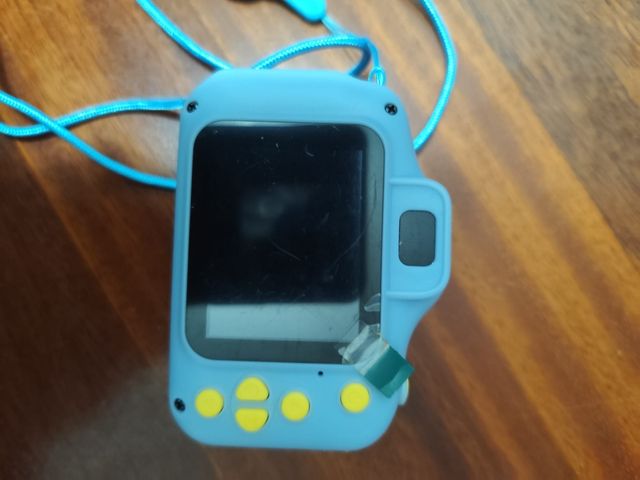 Cámara digital infantil azul