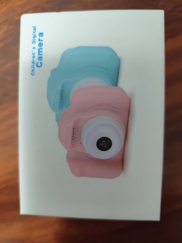Cámara digital infantil azul