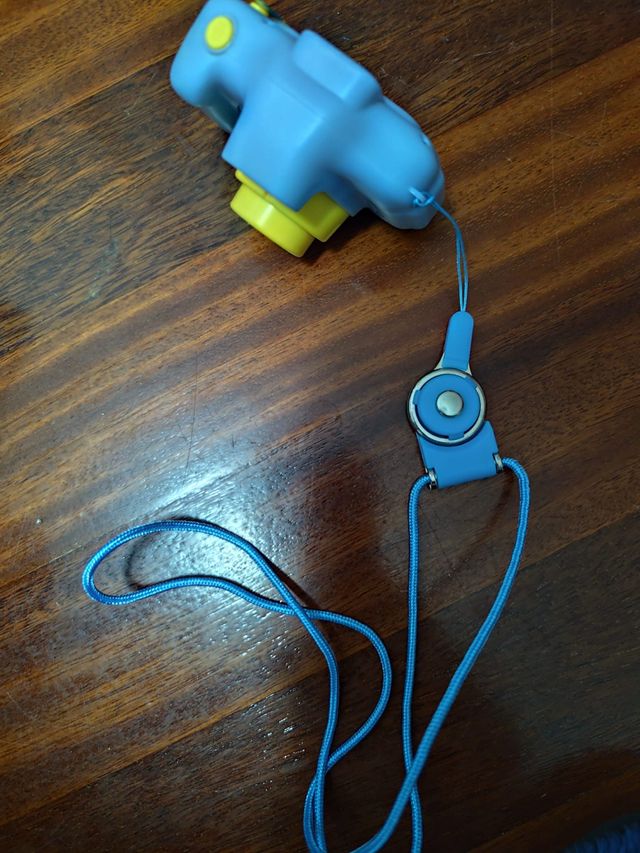 Cámara digital infantil azul