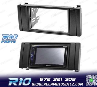 MARCO NEGRO PARA RADIO 2-DIN PARA BMW SERIE 5 E39 Y X5 E53