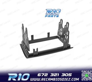 MARCO NEGRO RADIO 2-DIN PARA CITROEN JUMPER PEUGEOT BOXER FI