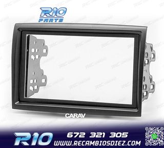 MARCO NEGRO RADIO 2-DIN PARA CITROEN JUMPER PEUGEOT BOXER FI