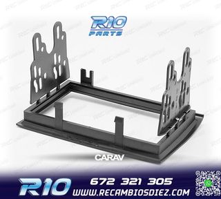 MARCO NEGRO RADIO 2-DIN PARA CITROEN JUMPER PEUGEOT BOXER FI