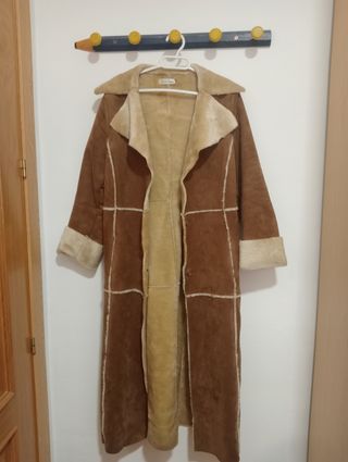 Gabardina marrón - Forro borreguillo