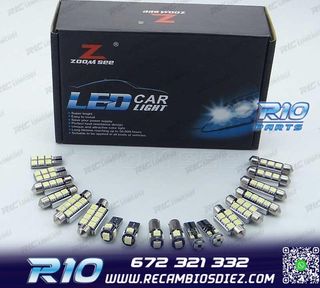 KIT 20 BOMBILLAS LED INTERIOR PARA BMW SERIE 3 E46 M3 318I 3