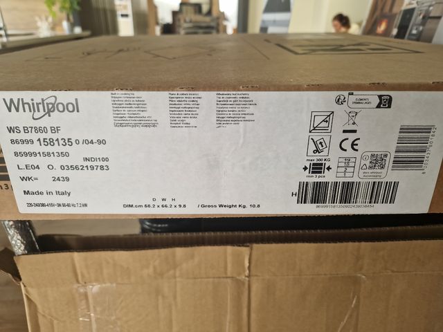 Placa inducción Whirlpool WS B7860 BF