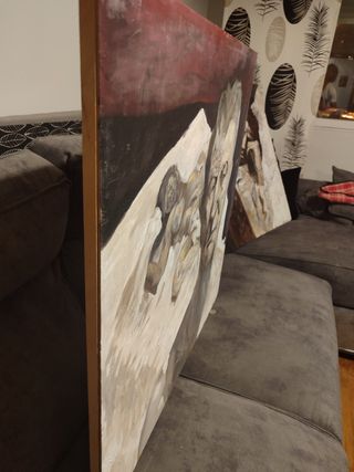 Cuadro original pintado a mano – Retrato expresivo
