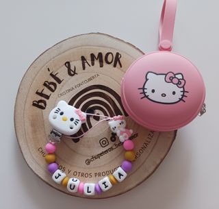 Chupetero portachupetero  kitty "precio por pack"