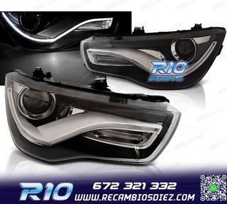 FAROS PARA AUDI A1 10-14 TRU DRL NEGROS