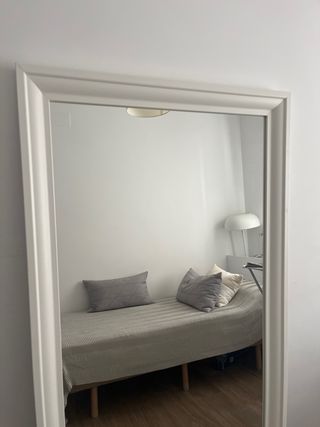 Espejo blanco de pared