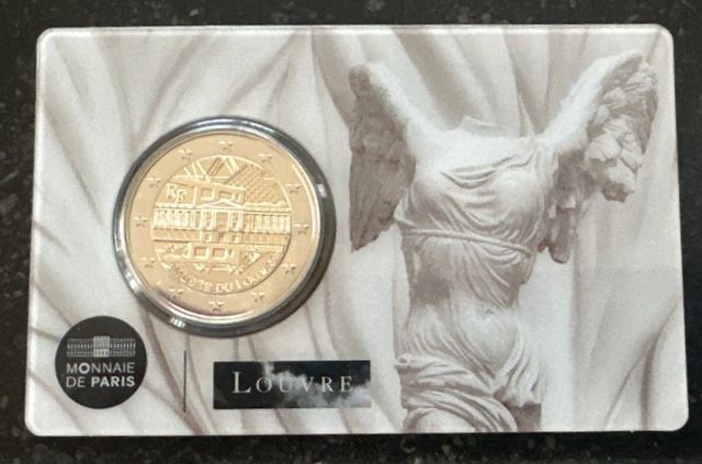 Monedas 2€ Louvre Francia 2025