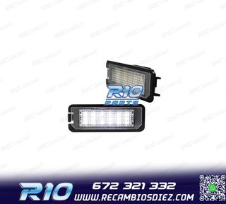 LUCES DE MATRÍCULA LED PARA VOLKSWAGEN VW SCIROCCO 2007-201