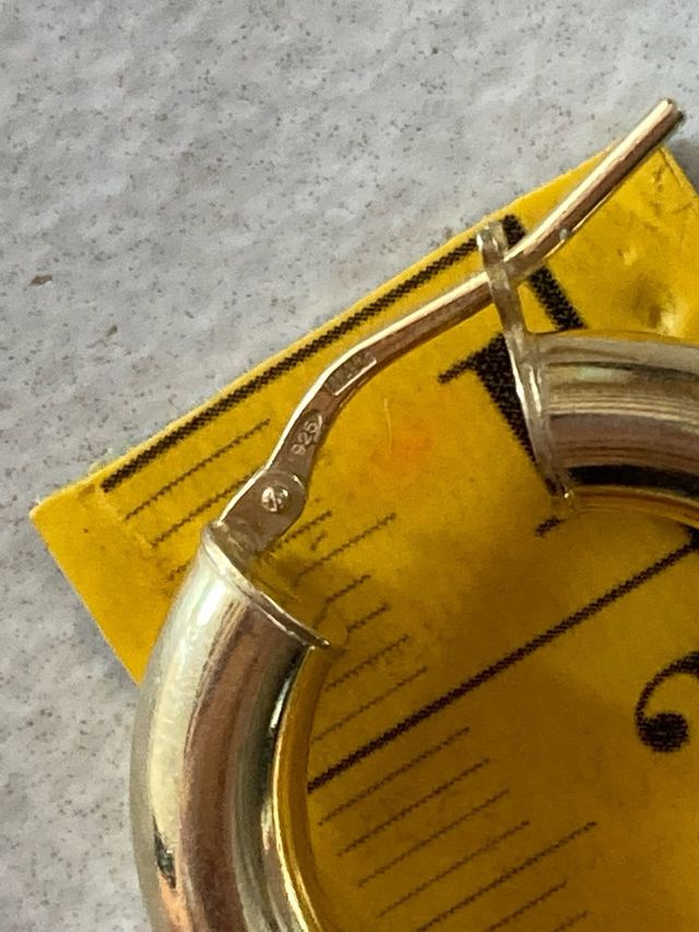 Orecchini grandi a cerchio argento placcato oro