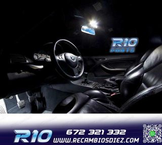 KIT 20 BOMBILLAS LED INTERIOR PARA BMW SERIE 3 E46 M3 318I 3