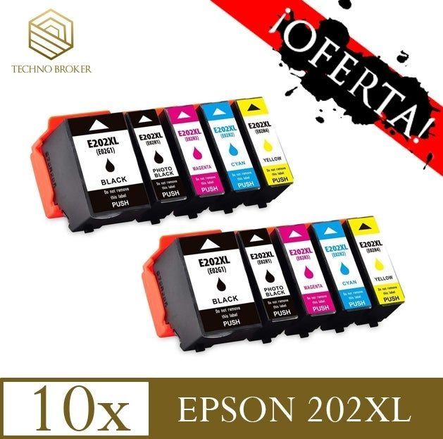 CONFEZIONE COMPATIBILE EPSON 202XL 10