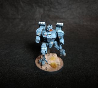 3x Crisis Suits Tau pintadas Warhammer 40k