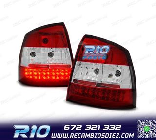 PILOTOS LED PARA OPEL ASTRA G 3P 5P 97-04 ROJO BLANCO