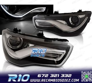 FAROS PARA AUDI A1 10-14 TRU DRL NEGROS