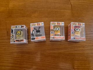 4 Funko Bitty Pop! Minions