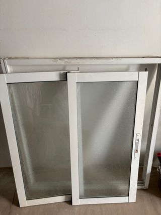 ventana corredera blanco