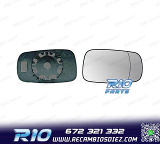 CRISTAL ESPEJO + BASE DERECHO RENAULT LAGUNA II 01-07