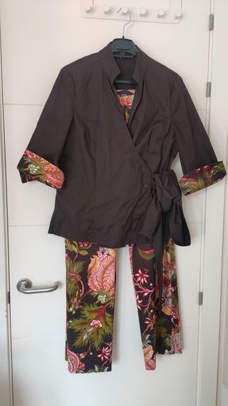 Traje chaqueta Cortefiel marrón