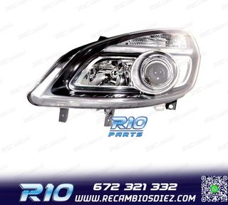 FARO IZQ PARA RENAULT SCENIC II 05-08 FONDO NEGRO