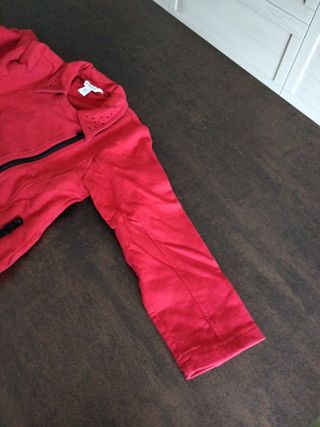 Giacca rossa bimba 30 mesi
