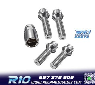 TORNILLOS ANTIRROBO LARGOS 12X125 CÓNICO