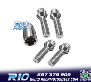 TORNILLOS ANTIRROBO LARGOS 14X125 CÓNICO