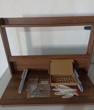 Escritorio plegable de madera