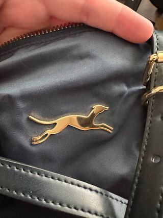 Bolso baúl color petróleo 