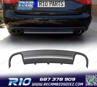 DIFUSOR AUDI A4 B8 08-11 LOOK S4