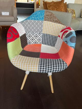 Sillón patchwork multicolor