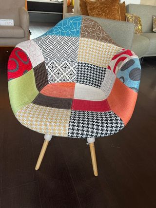 Sillón patchwork multicolor
