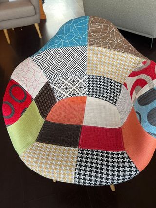 Sillón patchwork multicolor