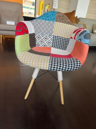 Sillón patchwork multicolor