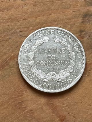 Piastre Indochina Francesa plata 1906