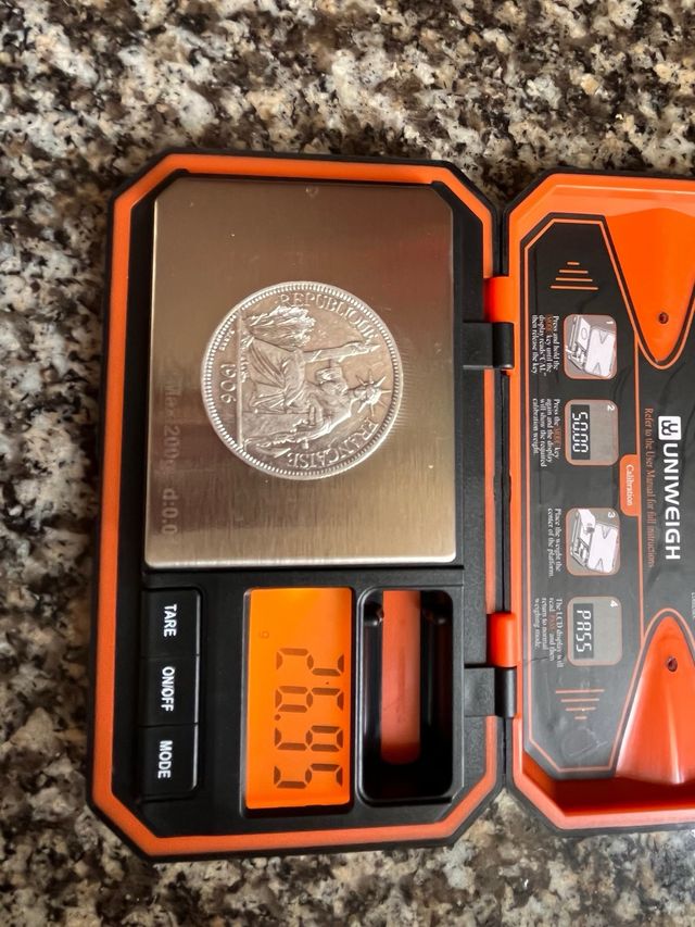 Piastre Indochina Francesa plata 1906