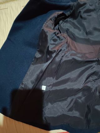 Abrigo paño niño c/capota 2 años