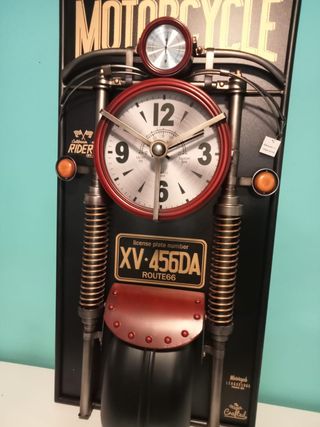 NUEVO RELOJ MOTO RETRO VINTAGE