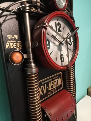 NUEVO RELOJ MOTO RETRO VINTAGE