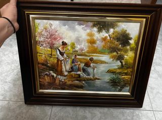 Cuadro pintado a mano - Paisaje