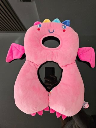 Reposacabezas para bebé marca TucTuc dragón rosa
