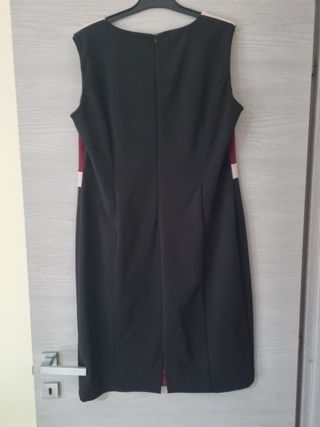 Vestito Lizalù nero-bordeaux tg.50